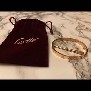 Love Screw bracelet w/ screwdriver color rose gold